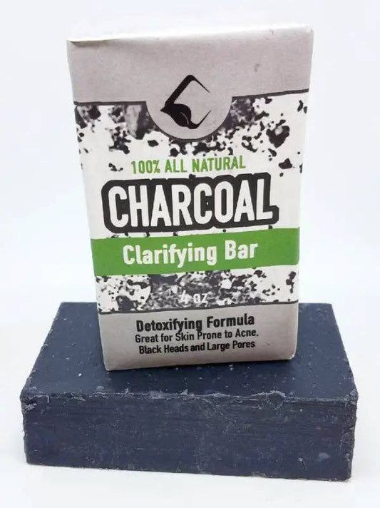 Moving with Grace Fl 100% Activated Charcoal Clarifying Facial Bar Soap - Detoxifying Formula