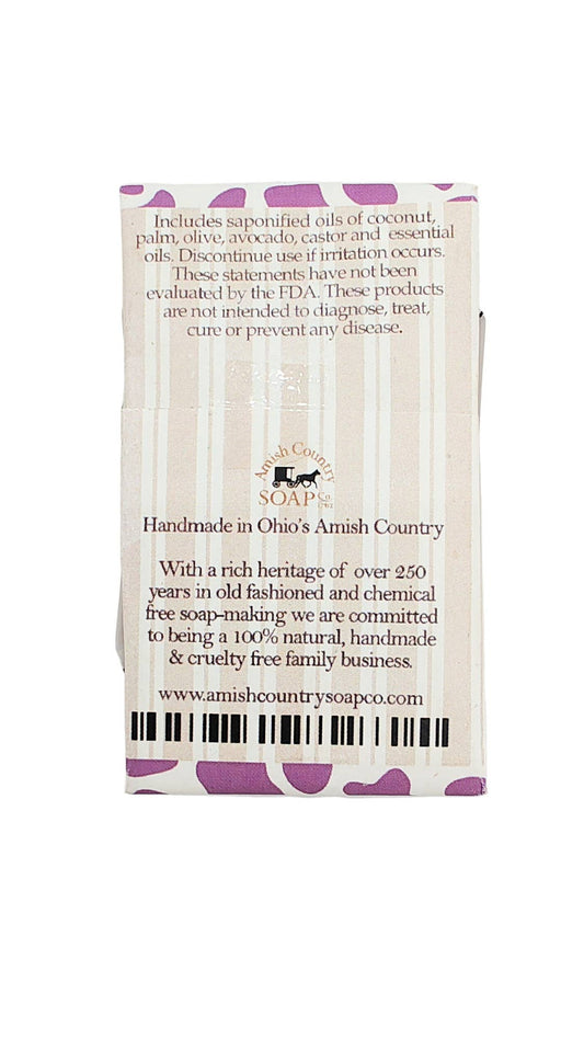 Purple Pastures Beef Tallow Bar Soap | Lavender Oil & Oatmeal | 4 oz | Amish Handcrafted