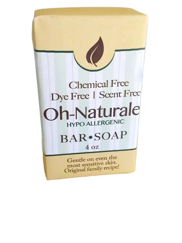 Moving With Grace FL Natural Gentle Bar Soap for Sensitive Skin - Fragrance & Dye Free